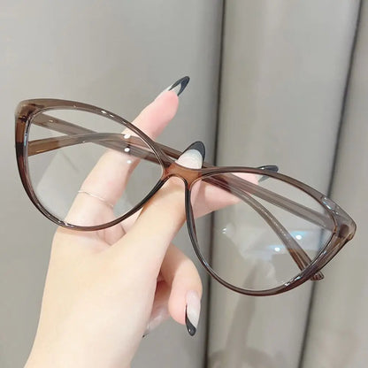 Blue2026 Edition Light Glasses Y2K Retro Oval Frame Eyeglasses For Reading And Computer Use, TikTok Viral
