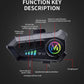 Water-Resistant Hands-Free Call Music Speaker Universal Fit 2026 – Bluetooth 5.3 Motorcycle Helmet Headset Y10