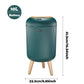 Motion Sensor Trash Can Compact Plastic Smart Bin Hands Free