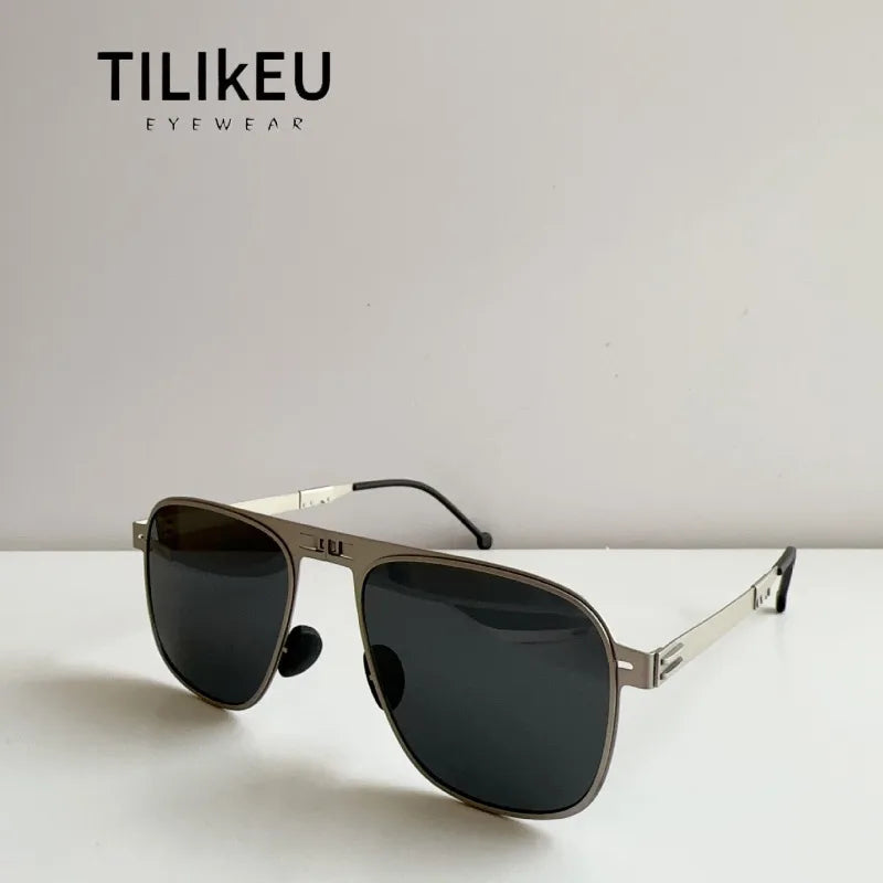 Sunglasses2026 Edition Polarized Pilot Style Foldable Steel Frame UV400 Protection for Driving and Fishing Summer
