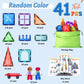 Magnetic Building Blocks Kit - DIY Educational Magnet Tiles for Kids, Montessori-Inspired Construction Toy, Great Gift for Creative Play
