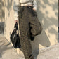 High-Waisted Leopard Print Wide Leg Jeans for Women, Trendy Fit in S-XXL Sizes-3