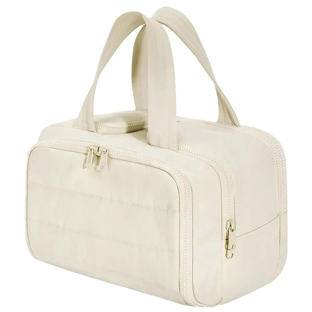 large capacity wash bag, bathroom toiletries partition organizer – Water-Resistant women's travel cosmetic bag