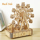 Wooden 3D Puzzle LED Rotating Ferris Wheel Model Kit Mechanical DIY Decor Holiday Gift 2025 Relaxing Build
