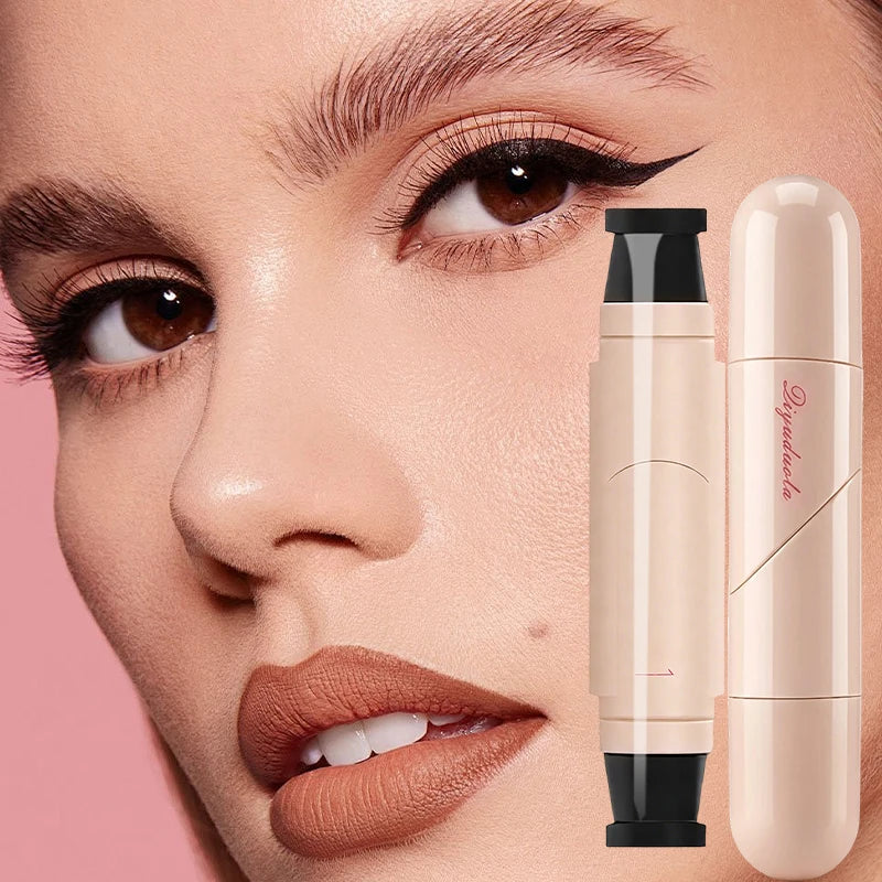 Waterproof2026 Edition Eyeliner Stamp Pen Rotating Cat Eye Device Sweat Proof Long Lasting for Beginners TikTok Viral Fall