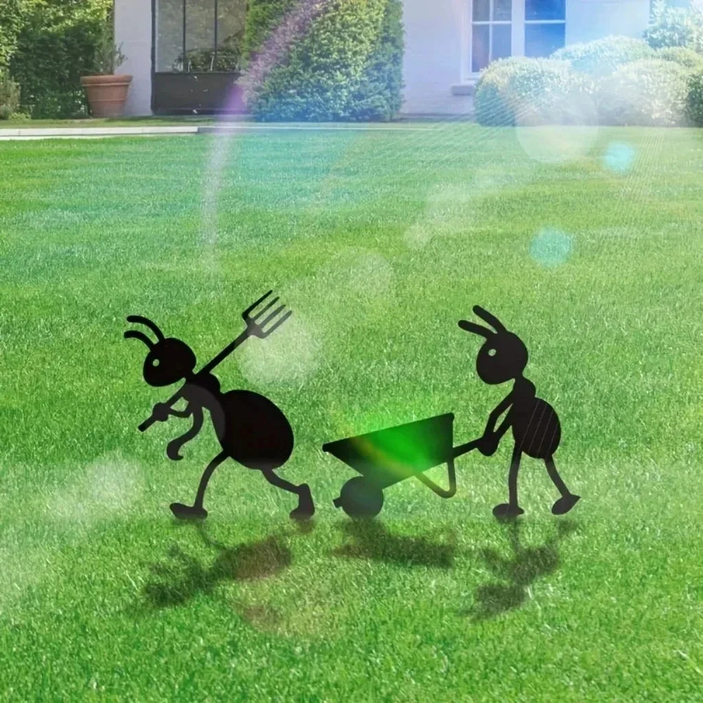 Garden Ant Decor Metal Yard Ants Garden Stakes Backyard Lawn Art TikTok Viral Summer 2026 Gift