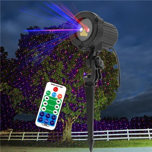 Christmas Laser Light Projector Water-Resistant Outdoor Garden