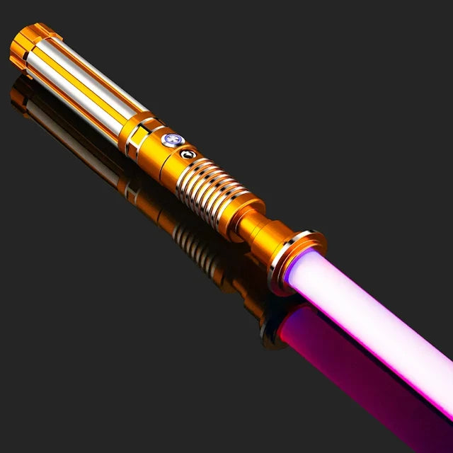 Lightsaber RGB Metal Hilt Sword Toy Cosplay 2025 Collectible Prop Battery-Powered Flashing LED Gift