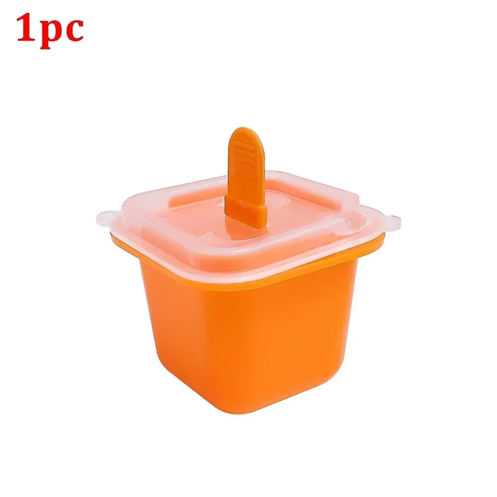 Variant image for Food Grade Silicone Ice Cube Molds with Popsicle Sticks for Ice Cubes, Jellies, and Custom Treats - Stackable and Dishwasher Safe-3