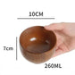 Wood Jujube Soup Bowls Solid Wooden Japanese Bowls