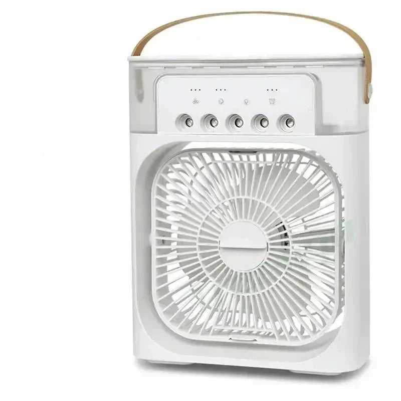 Humidifier Air Cooling USB Fan Water Mist Mini 3 In 1 Silent Cooler