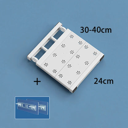Wall-Mounted Flexible Shelves - Household Organizers for Closet, Bathroom & Kitchen Storage