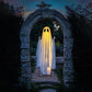 Swing Hanging Ghost Decoration Halloween 2025 Porch Lights