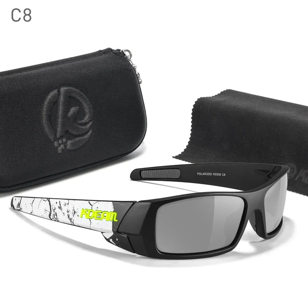 Sunglasses Photochromic All-Black Frame Fishing Sunglasses Summer 2026 Night Driving Comfort Case Included