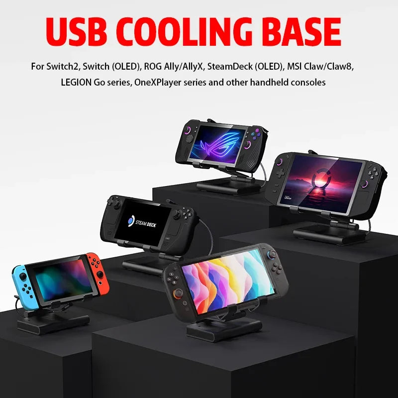 Station Docking 100W With Dual Fans 4K HDMI Gaming Dock
