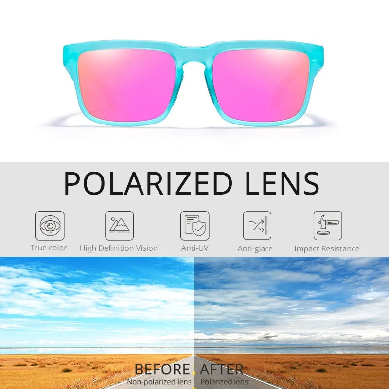 Polarized Sunglasses Unisex Outdoor Eyewear Summer 2026 Trend Mirror Lens Light UV Protection Gift Idea