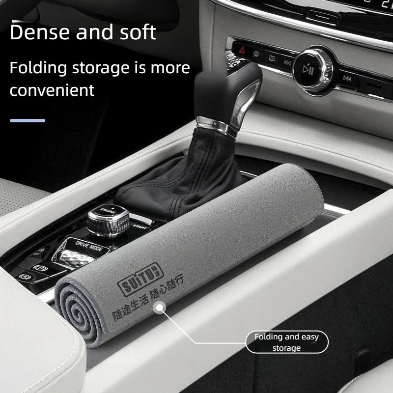 Car2025 Edition Wash Towel Coral Velvet Microfiber Cleaning Cloth 35x75cm Thickened Plush High Absorbent Fall
