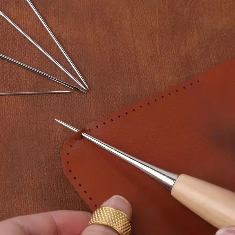 Leather Sewing Kit 13 Piece Kit For Handbag And Shoe Repair, Viral DIY Gift Trend 2026 Handmade Stitching At Household