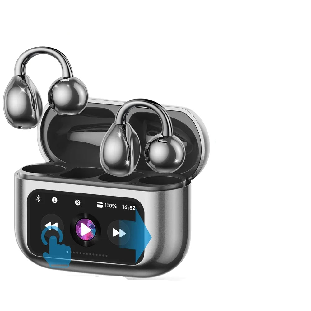 Cordless Translator Earbuds Touch Screen Case 144 Languages
