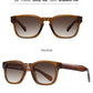 UV400 gradient lenses, vintage style, travel and beach – Retro square unisex sunglasses
