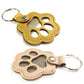 Hair Pet Keychain Paw Pendant PU Leather Hair Holder