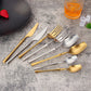 Stainless Steel 18/10  Cutlery Kit - Glossy Silver Dinnerware, Matte 304 Tableware for Gifts