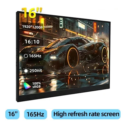 2K Travel-Friendly Monitor 14 Inch Touch HDR 60Hz Gaming Display
