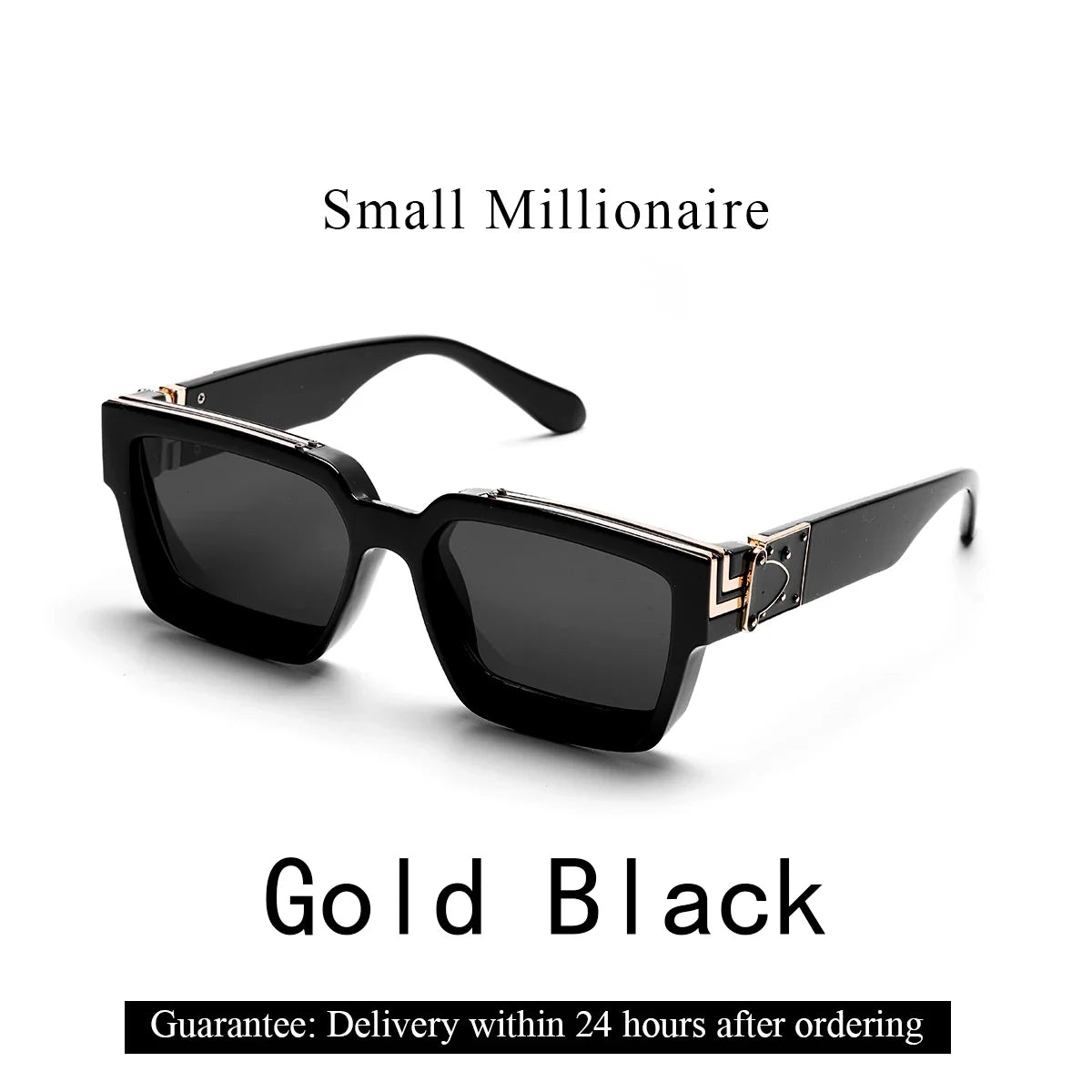 Sunglasses Black Retro Square Shades Deluxe Fashion Eyewear Fall 2026 Trend Gift Idea