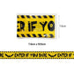 Halloween Warning Tape Spooky Party Decoration Banner Kit Halloween 2025 Decor Simple Hang Window Prop