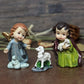 Nativity Kit 11-Piece Resin Catholic Figurines Christmas Decor Centerpiece Traditional Manger Scene Gift