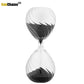 Timer Hourglass 30-Minute Moire Ripple Glass Hourglass Decor Fall 2025 Coffee Shop Centerpiece And Functional Timer Gift
