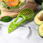 3 in 1 Avocado Slicer - Plastic Kitchen Device, Simple Fruit Peeler and Pulp Separator