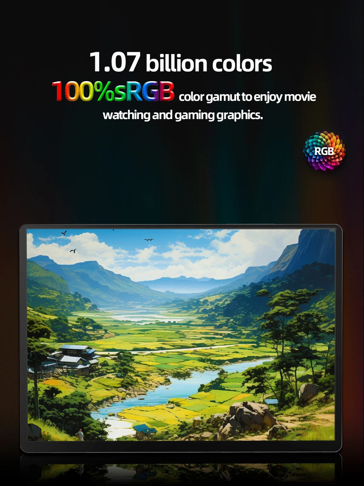 2K 14 Inch Travel-Friendly Monitor 60Hz HDR Light Travel