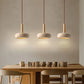 LED Japandi Pendant Lamp Yellow Stone Wabi Sabi Ambient Design