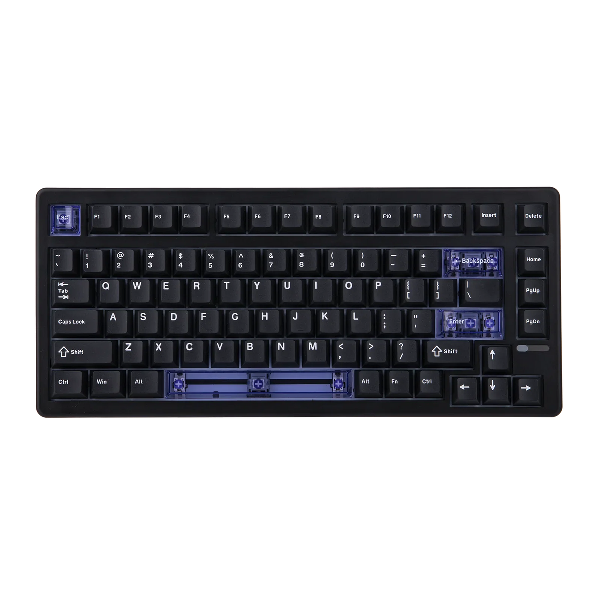 Keyboard Mechanical 75 Percent Hot Swap Gasket Mount Wired