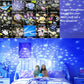 Projector2026 Edition Night Light 360 Degree Rotating Starry Galaxy With 15 Slides Kids Birthday Gift Soothing Bedroom Decor