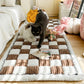 Protective Garden Couch Cover Thicken Plush Sofa Mat Anti-Slip Washable for Pets