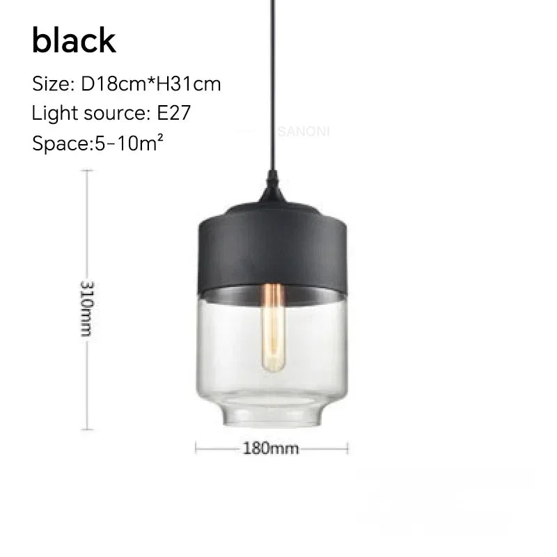 Pendant2026 Edition Light Glass Chandelier E27 For Dining Room Cafe Hotel Living Room Kitchen Island Contemporary Farmhouse Fall