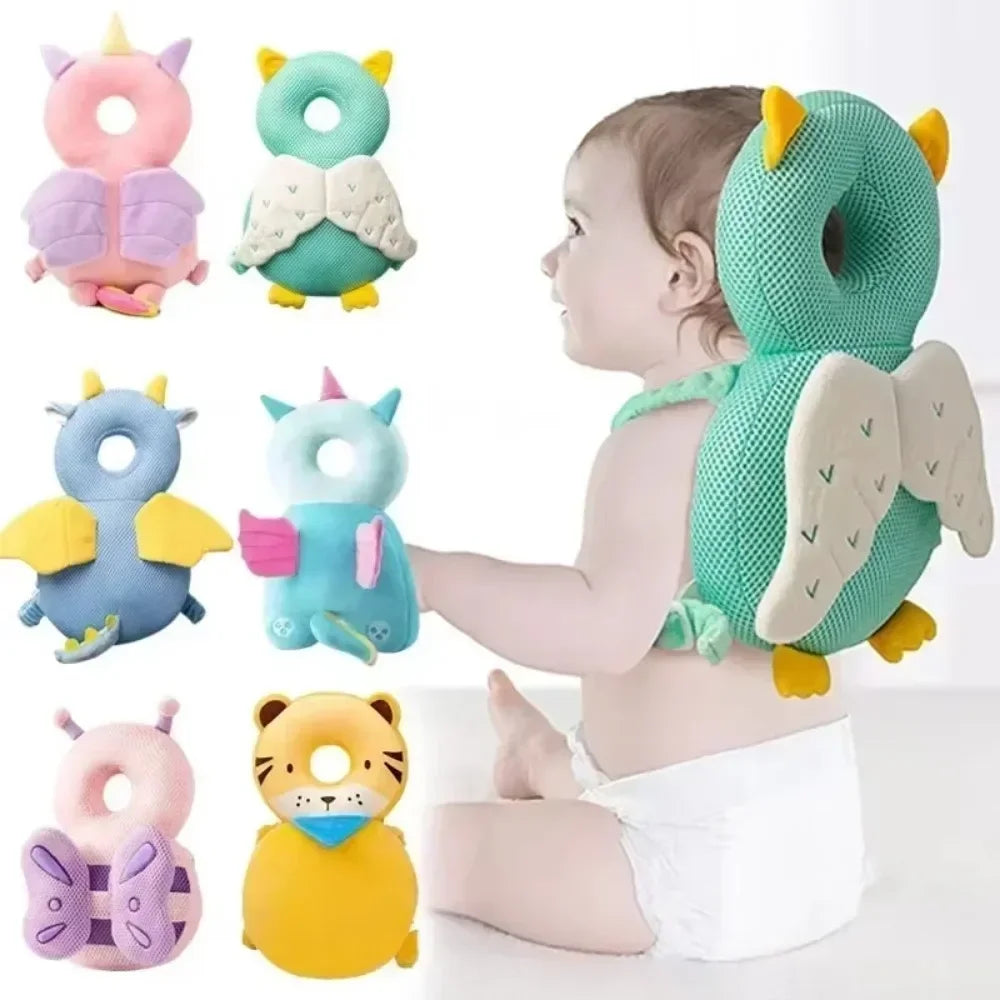 Protective Security Headgear Pillow for Baby Safety, Cute Cushion Anti-Fall Edge Protector