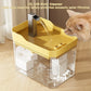 Water Cat Fountain USB Transparent Reservoir Auto Filtered Pet Drinker Fall 2025 Quiet Anti Dry Pump