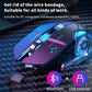 Cordless Battery-Powered Gaming Mouse Bluetooth Silent Backlit