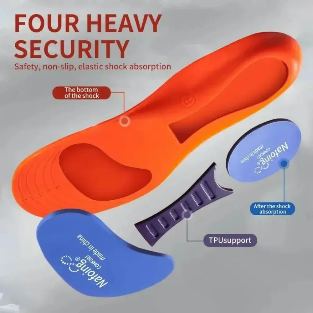 Insoles Sport Shock Absorption Orthotic Shoe Inserts Plantar Fascia Insole