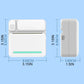 Travel-Friendly Mini Thermal Label Printer for Android iOS - Inkless Pocket Printer, Household Office Use