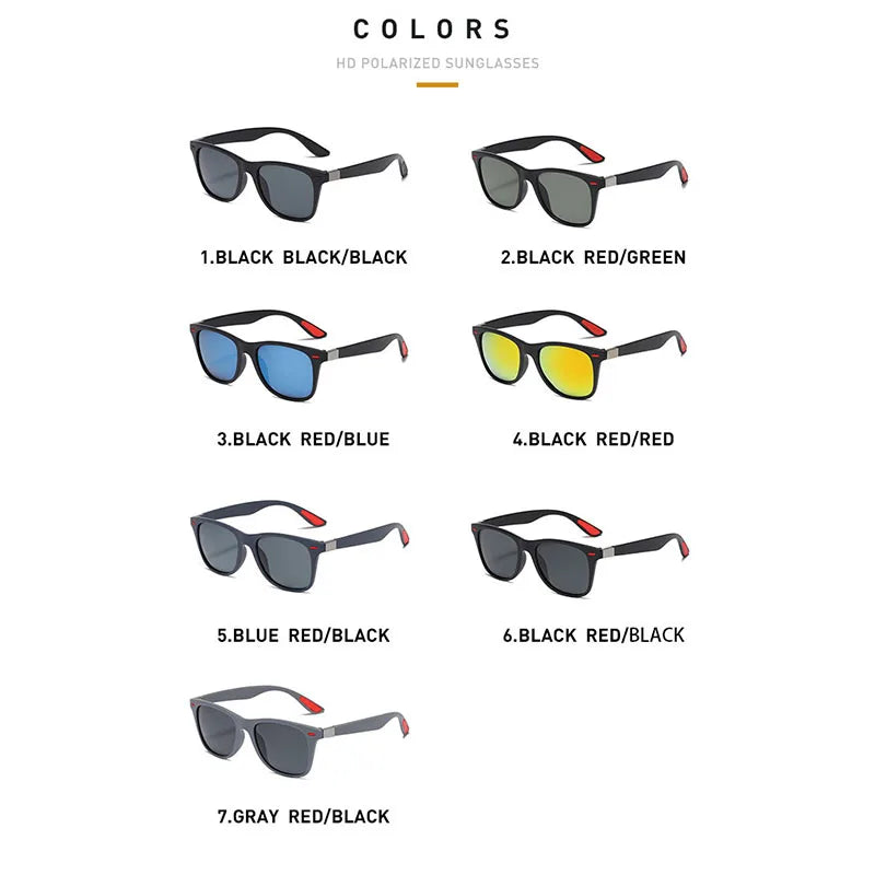 Sunglasses Polarized for Men Night Vision - PC Frame Outdoor Sport Goggles