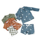 unisex Breathable baby swimsuit - long sleeve rash guard, polyester elastane, for summer pool