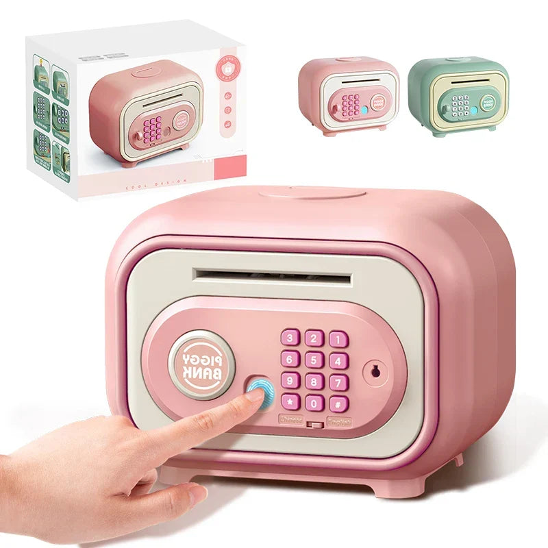 Piggy Electronic Bank Password Protected Mini ATM Toy For Kids Back To School 2025 Teaches Saving