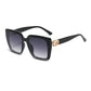 Frame Large Square Sunglasses Women Designer UV400 Travel Eyewear Outdoor Fashion