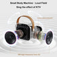 Travel-Friendly Bluetooth Karaoke Machine with Cordless Microphones - Fun Family Singing Gift