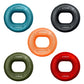 Grip Strengthener Ring Silicone Finger Trainer for Hand Muscles, Travel-Friendly Household Fitness Accessory, 6 Weight Variants
