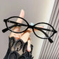 Blue2026 Edition Light Glasses Y2K Retro Oval Frame Eyeglasses For Reading And Computer Use, TikTok Viral